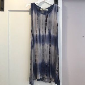 Multicolor Tie dye shift dress